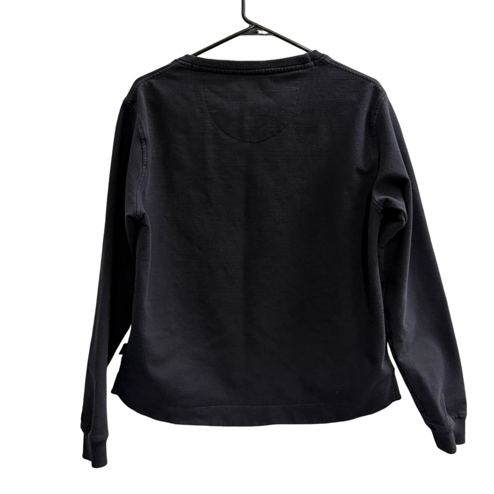 Patagonia Uprisal Crew Sweatshirt Black Graphic Logo Size Large - Picture 3 of 8
